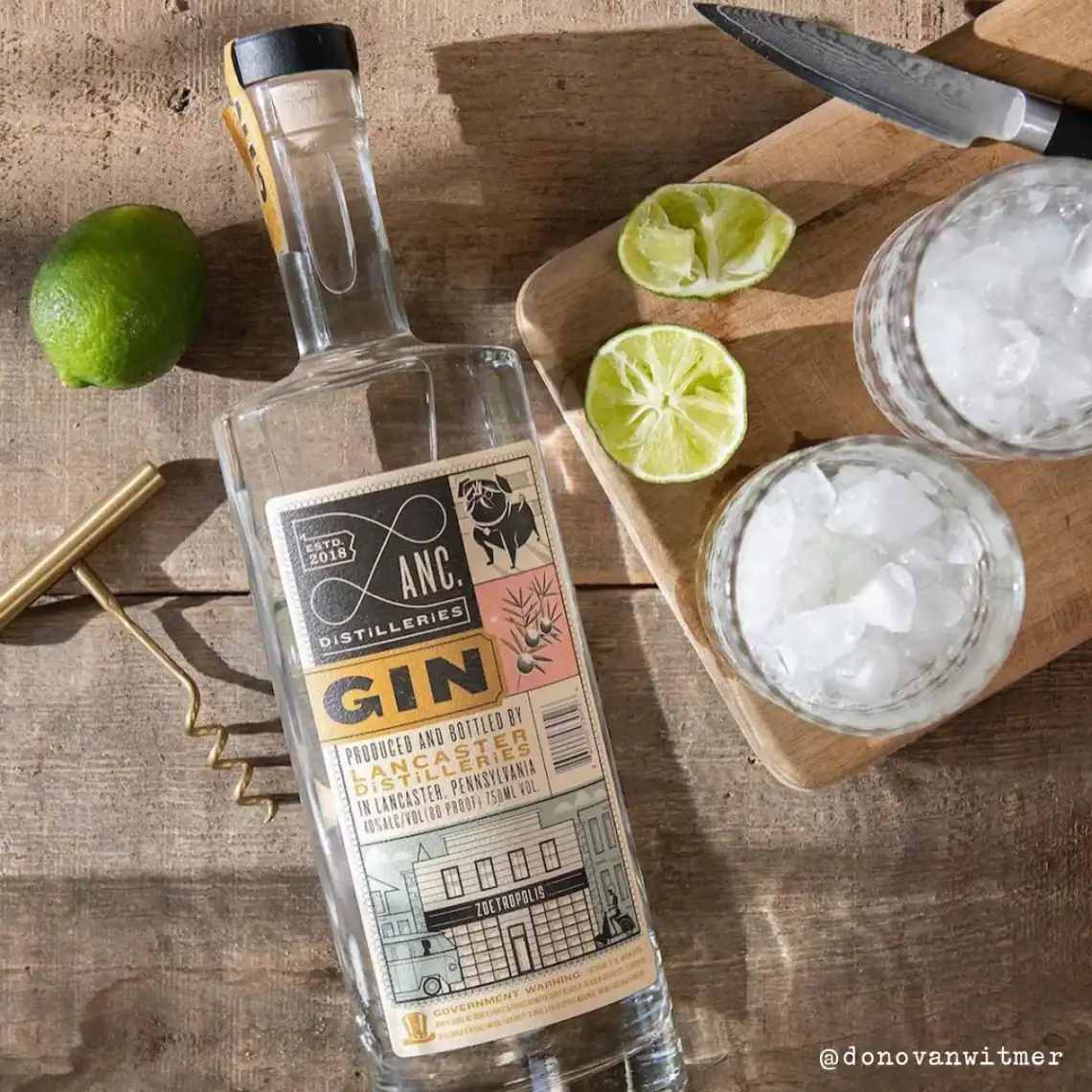 Bouteille Lancaster Distilleries Gin