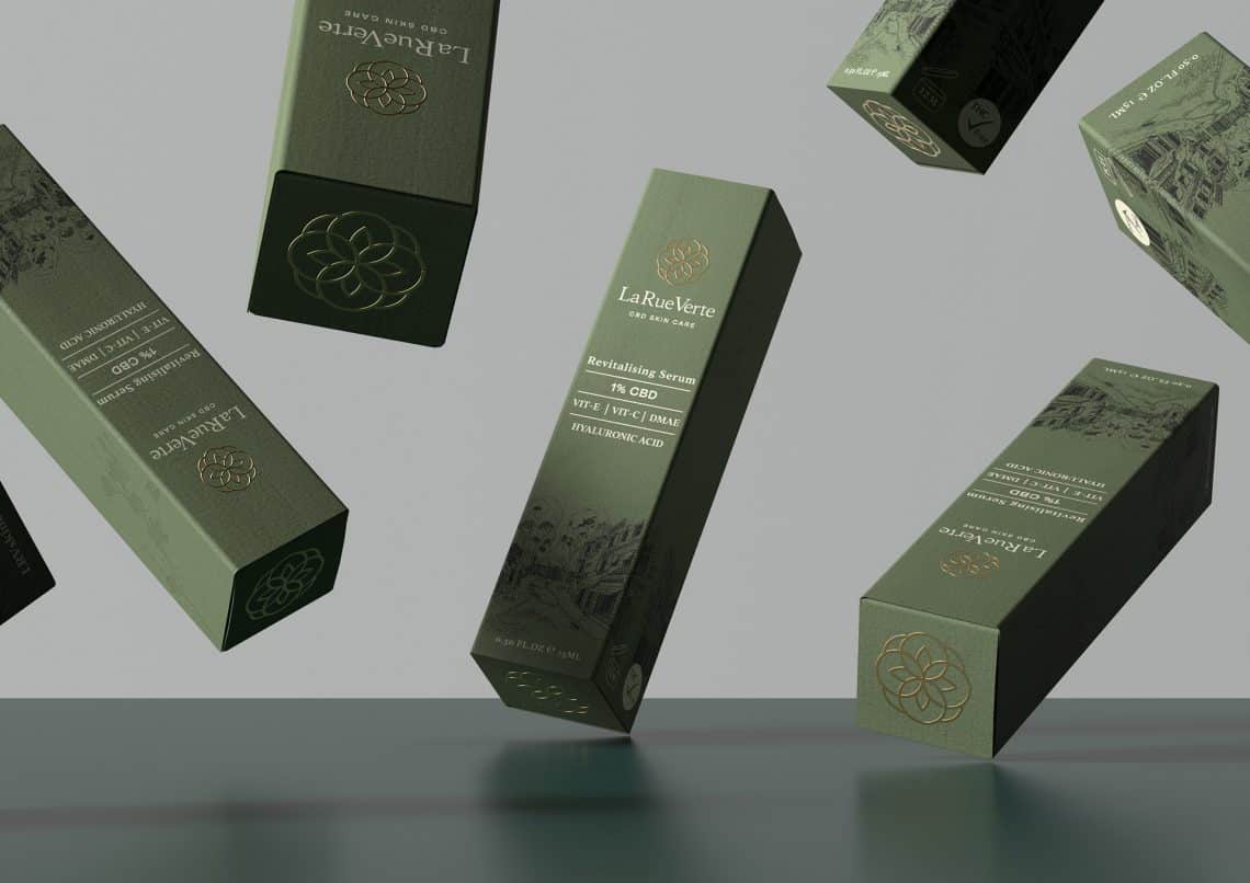 Produit cosmétique au CBD