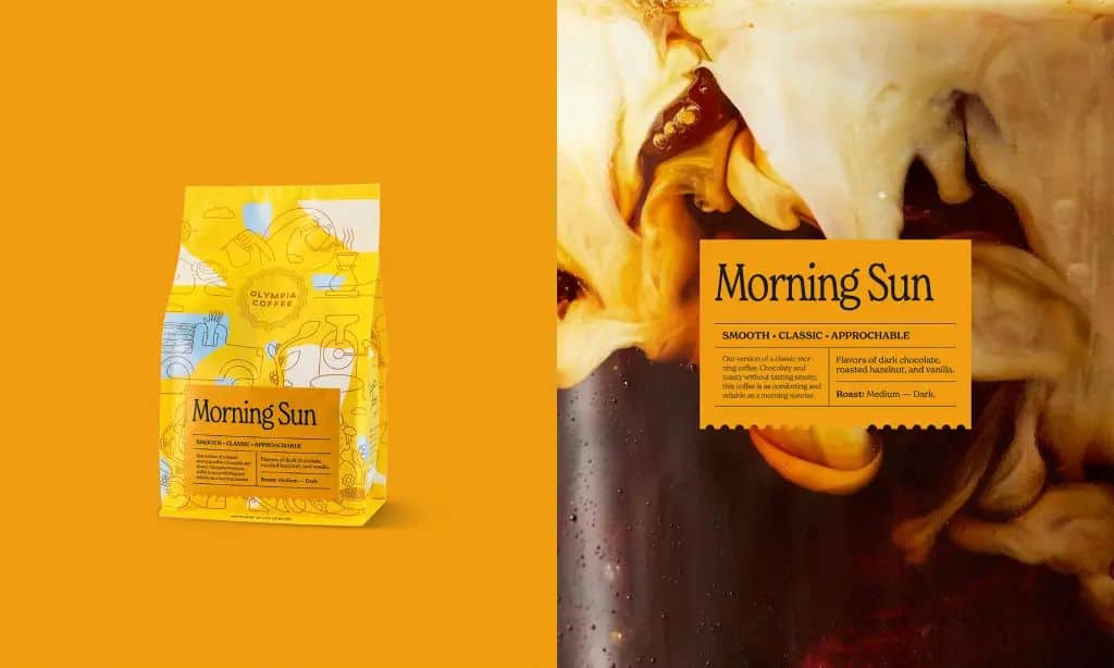 Olympia Coffee’s New Packaging Morning Sun