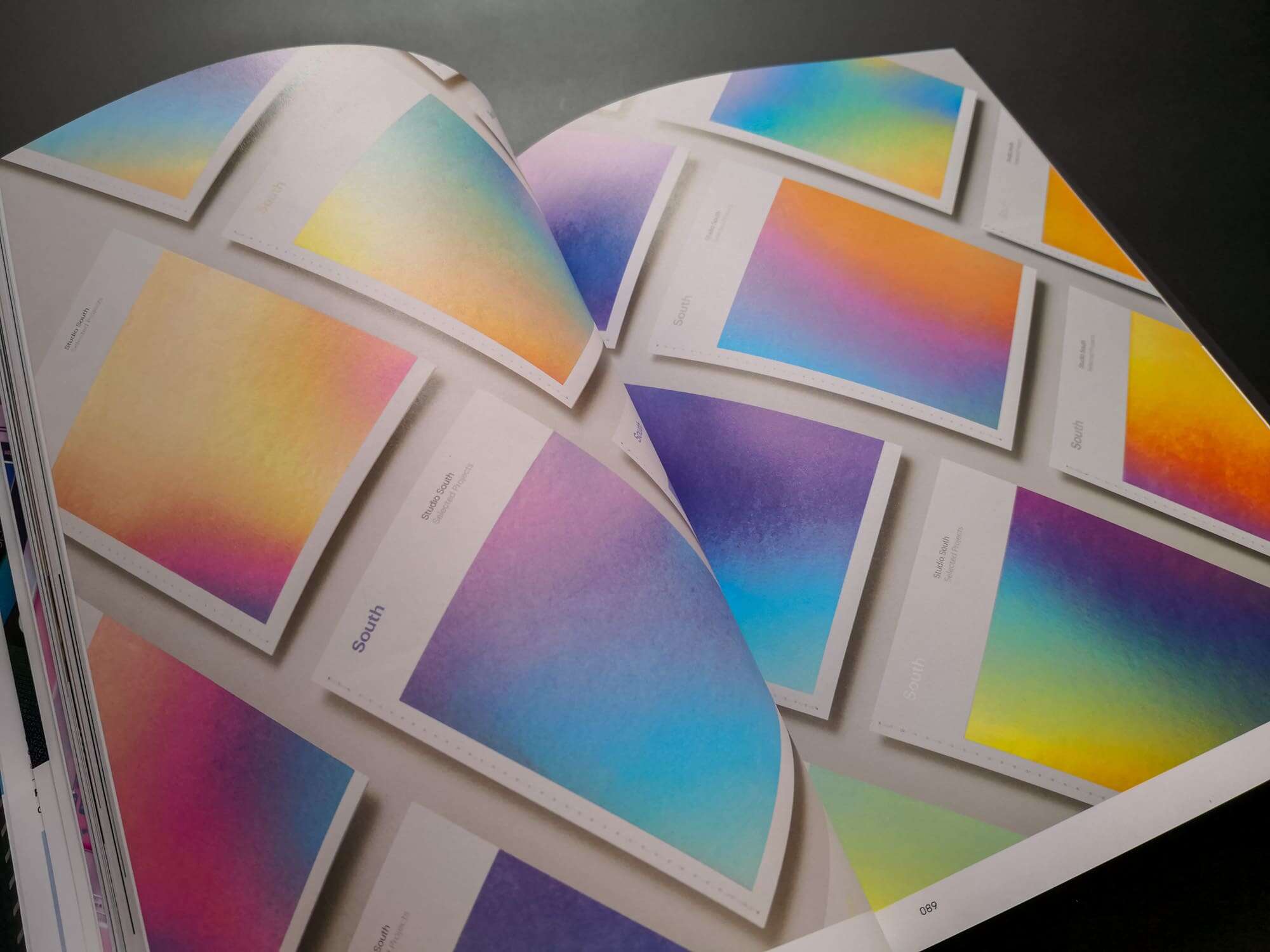 Palette 08 : Iridescent. South Business Cards