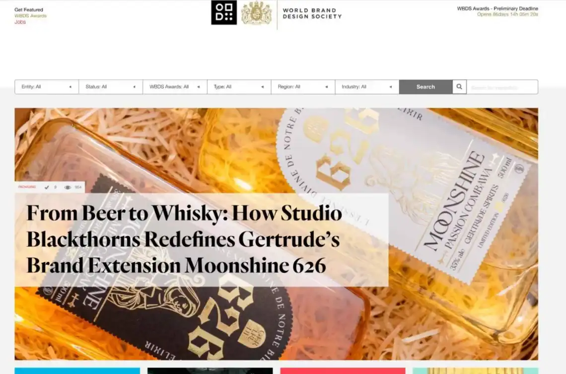 Studio Blackthorns sur World Brand Design