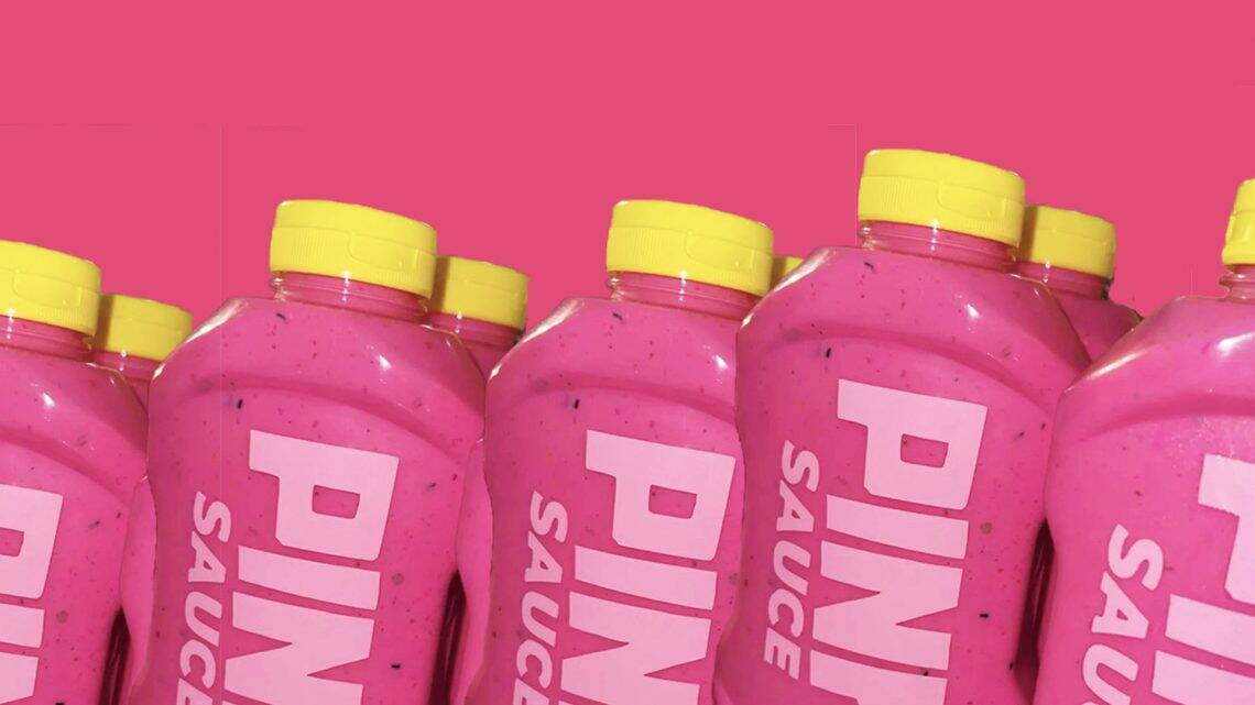 The pink sauce