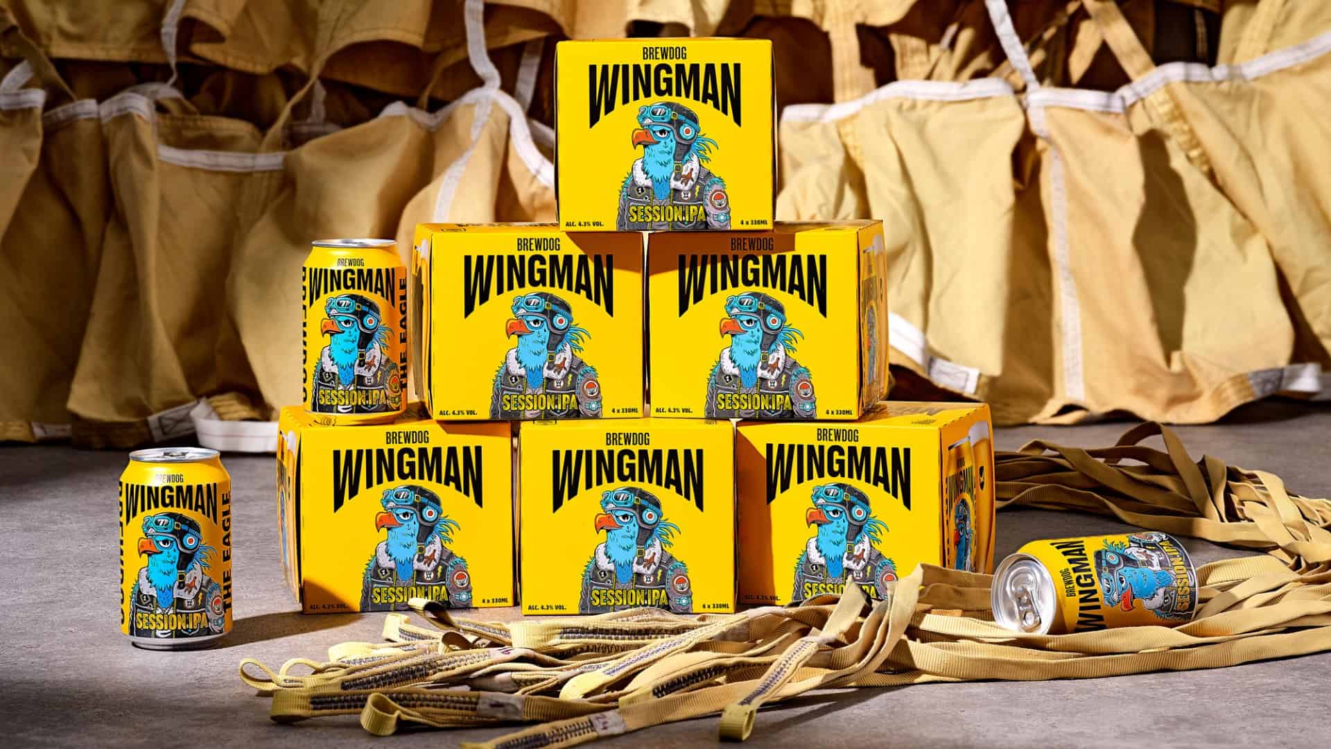 Wingman, mascotte de la nouvelle Session IPA de Brewdog
