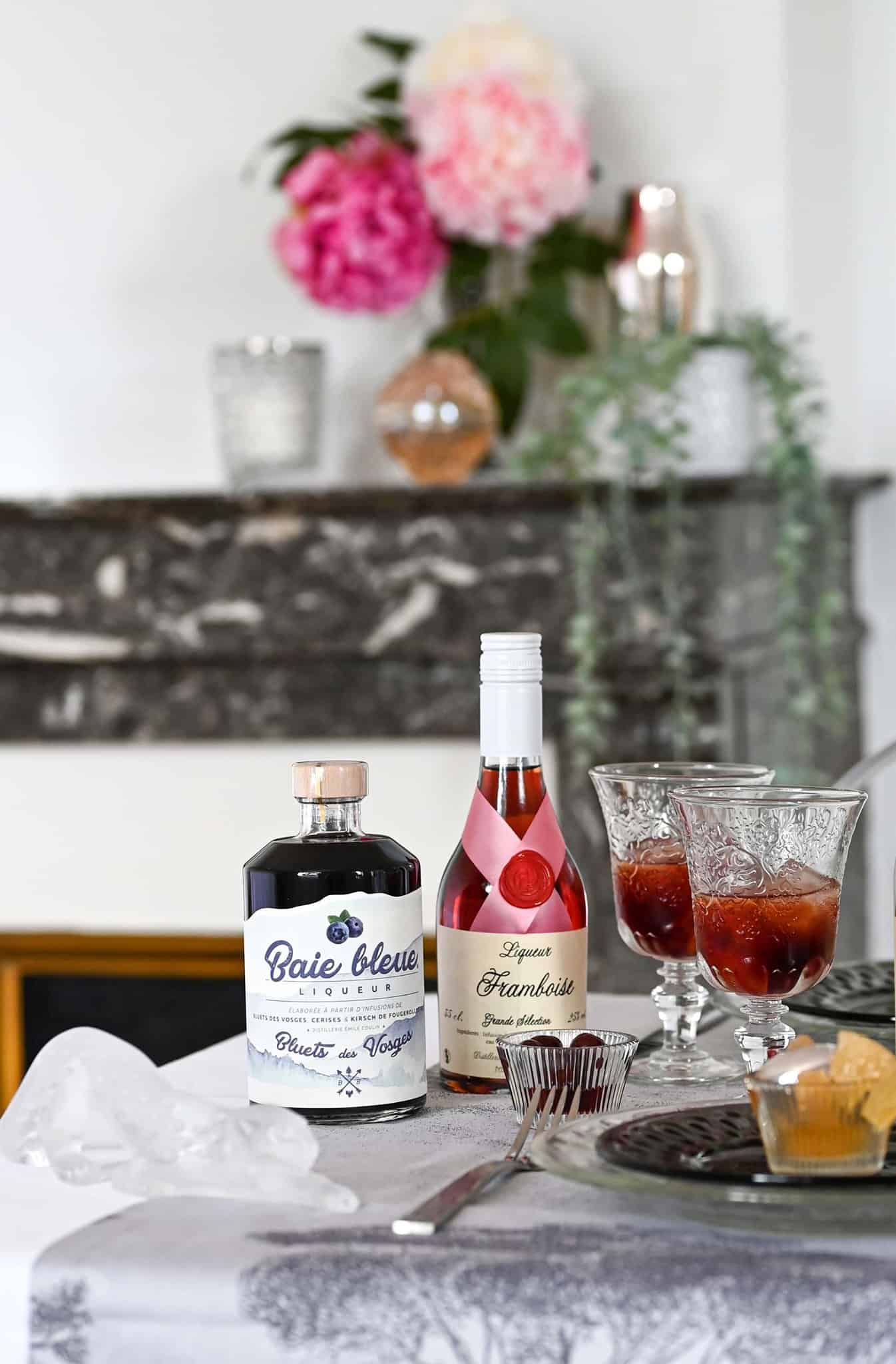 Baie Bleue, liqueur de myrtilles