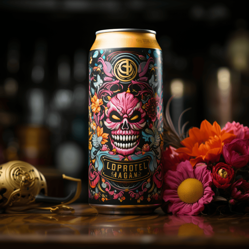 Design d'une canette de bière par Studio Blackthorns avec Midjourney
