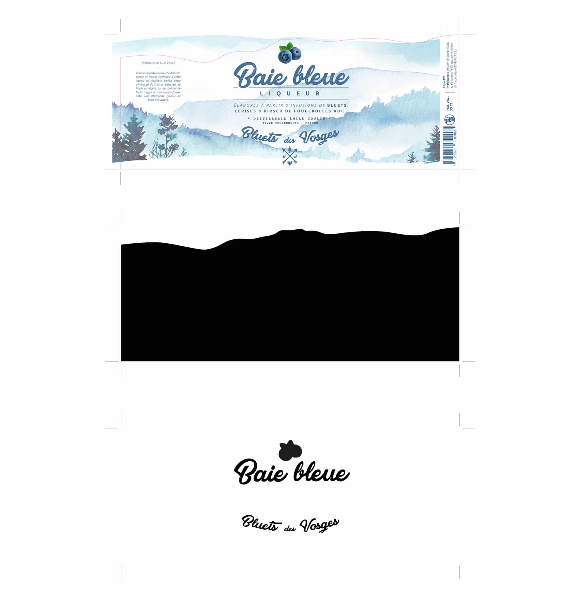 Redesign of the Blue Bay label