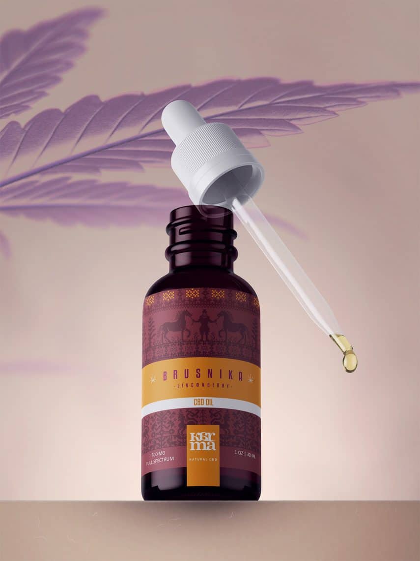 Karma CBD - Brusnika flacon compte-gouttes