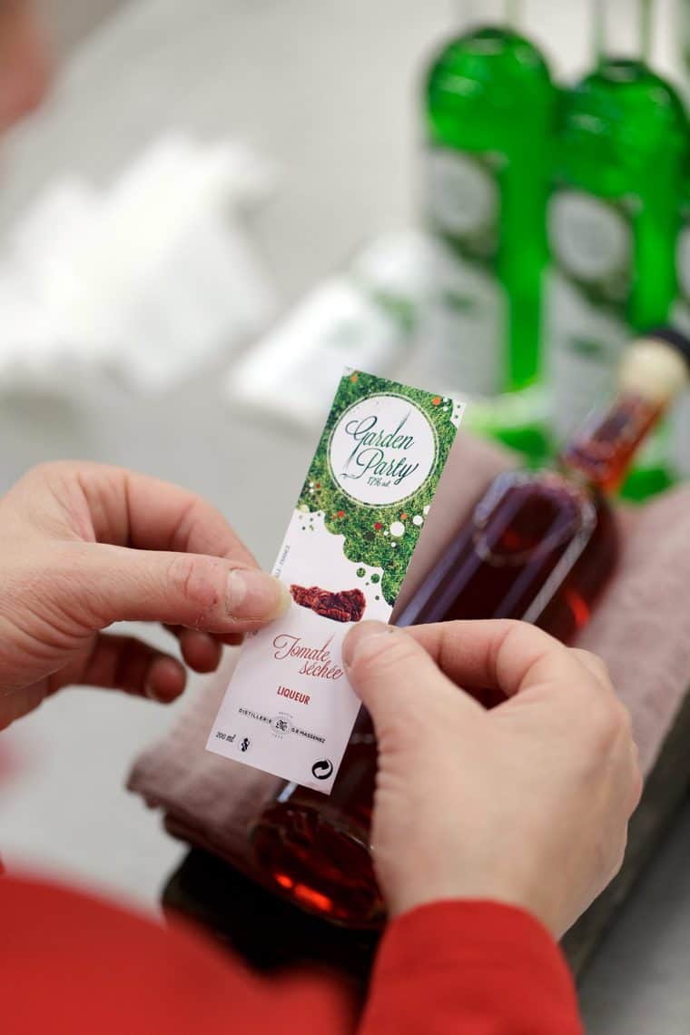 Label Dried Tomato Garden Party