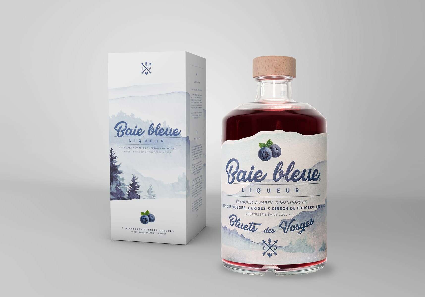 Blue Bay Liqueur range, blueberry liqueur