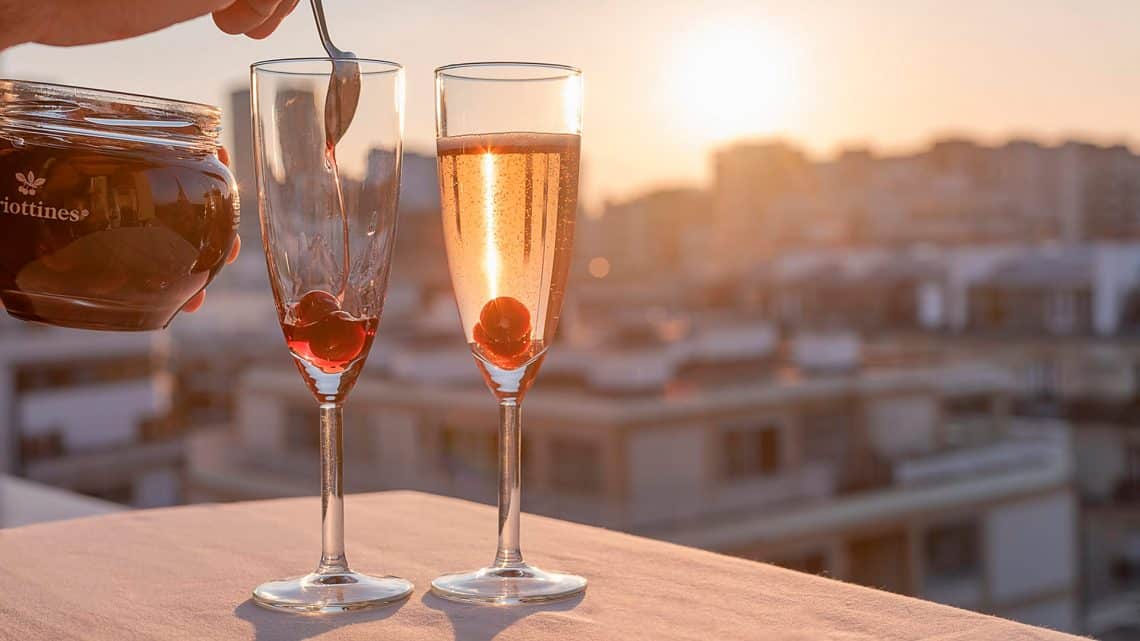 Griottines and Champagne