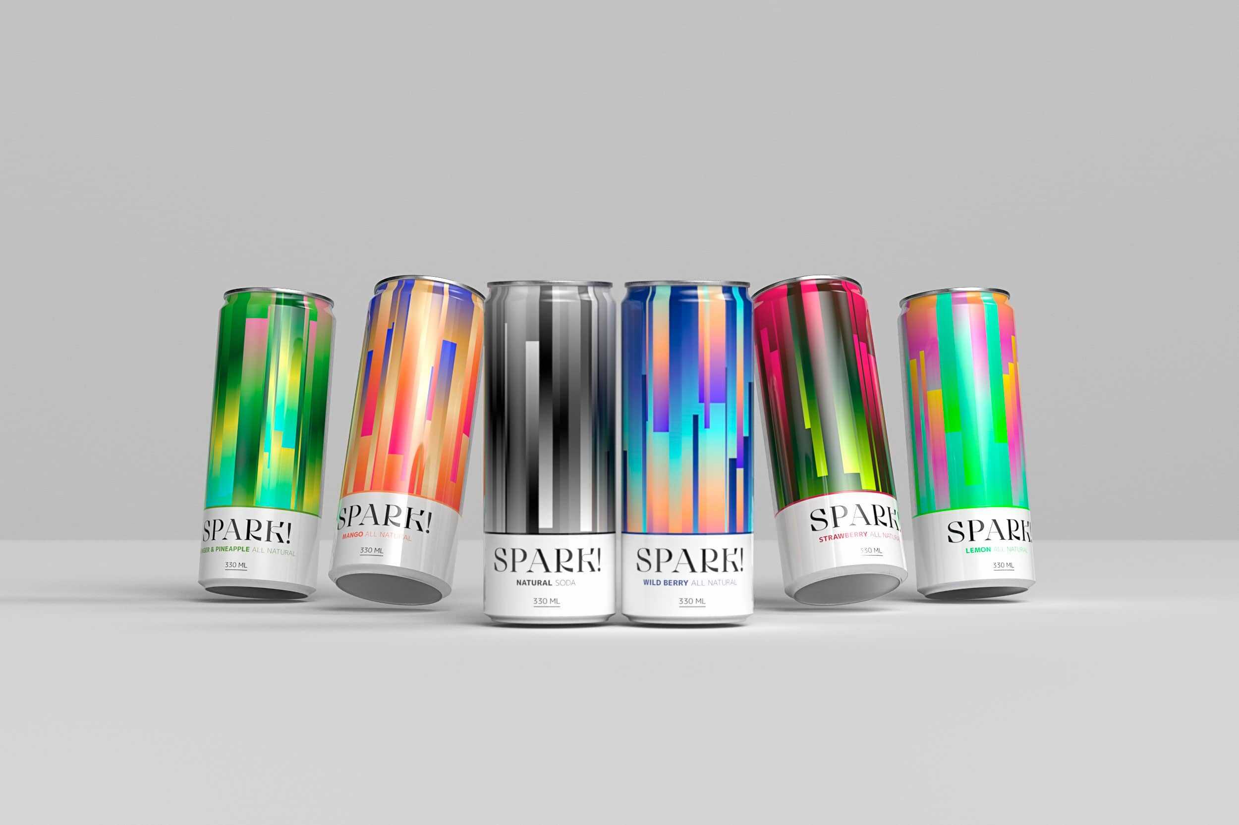 Spark range! 6 cans, 6 flavors!
