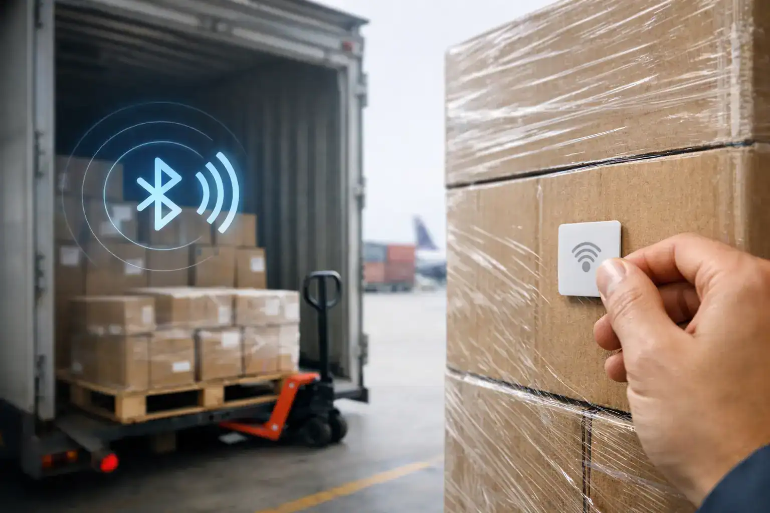 Smart Stickers BLE for Cargo Visibility