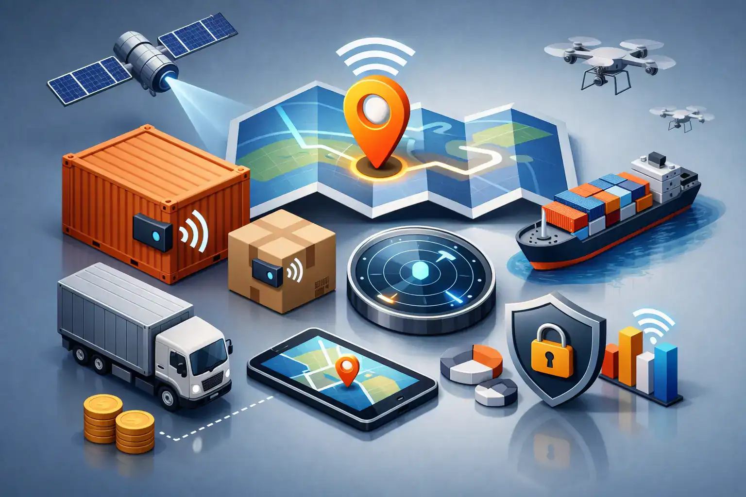 GPS Stickers for Cargo: What They Control