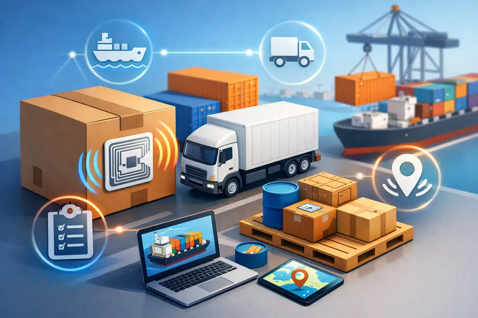 RFID Stickers for Cargo: What They Can Track