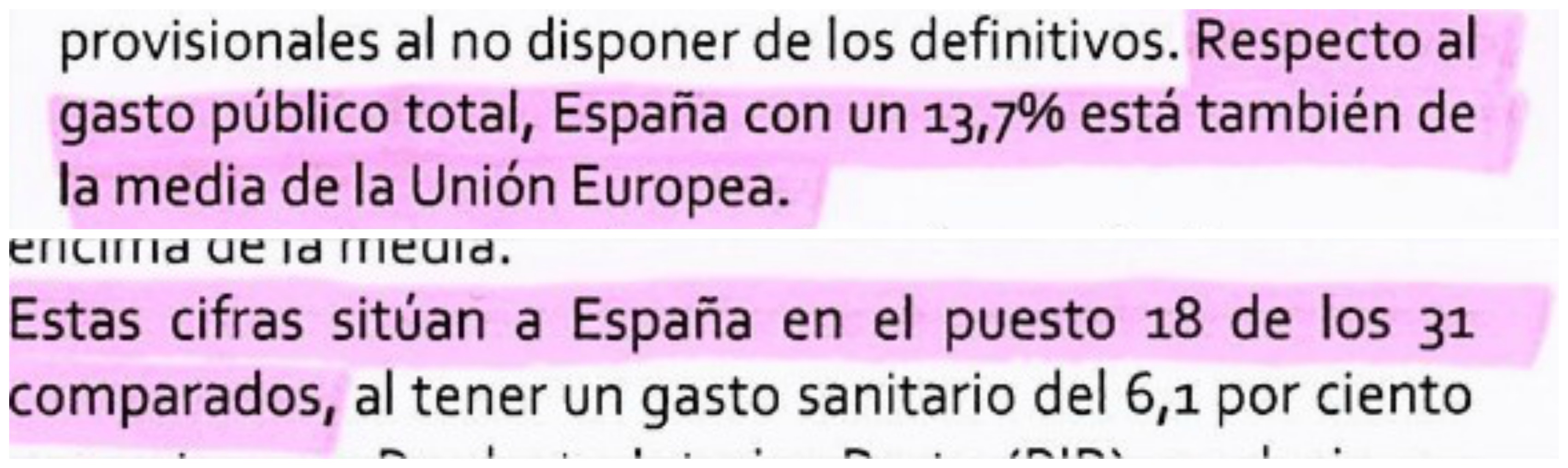 Inversión vs recortes