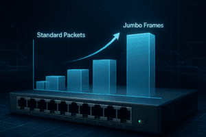 Imagem representando benefícios do uso de jumbo frames