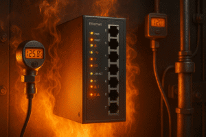 Imagem representando efeito da temperatura no desempenho de switches