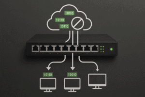 Imagem representando funcionamento do IGMP Snooping