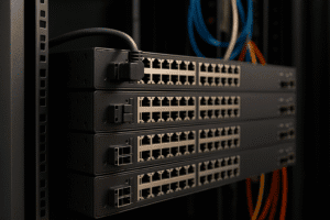 Stack de switches gerenciáveis com empilhamento ativo
