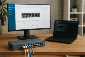 Comparação entre Web UI e CLI na administração de switches gerenciáveis