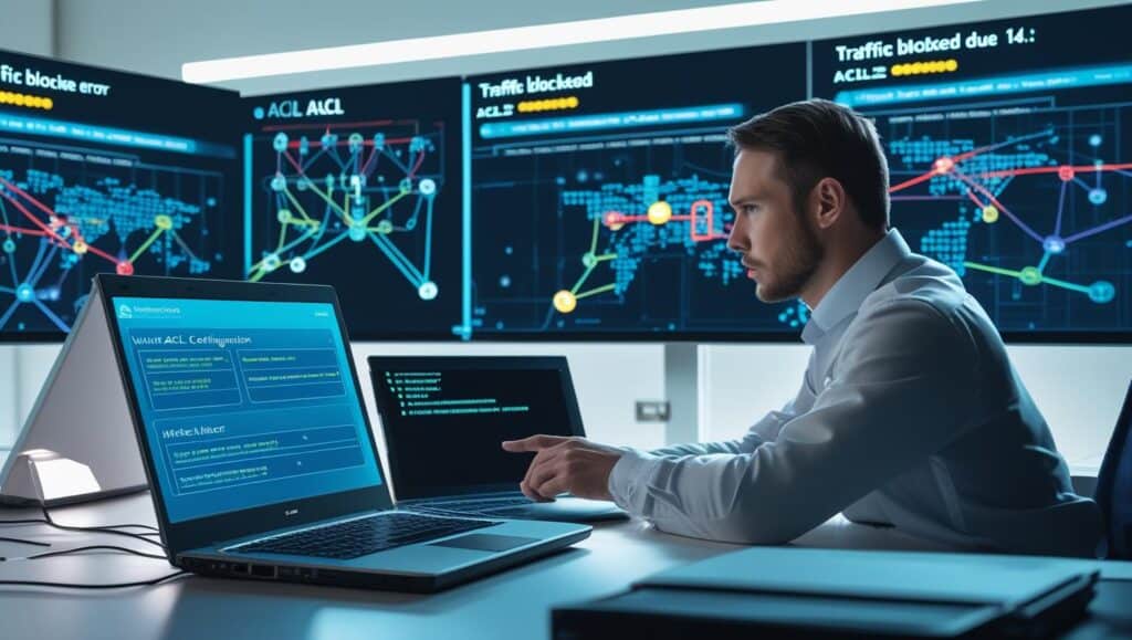 engenheiro-configurando-acl-com-erro-de-acesso-negado