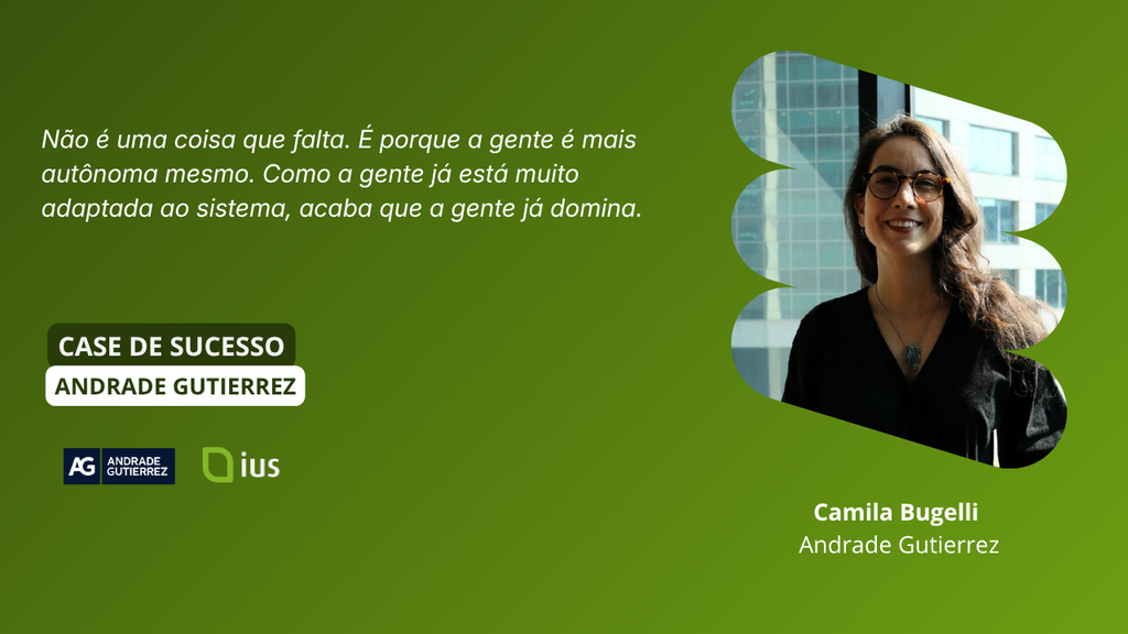 Depoimento Camila Bugelli: Não é uma coisa que falta. É porque a gente é mais autônoma mesmo. Como a gente já está muito adaptada ao sistema, acaba que a gente já domina.