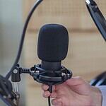 recording a radio jingle