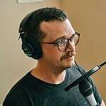 man in front of the mic