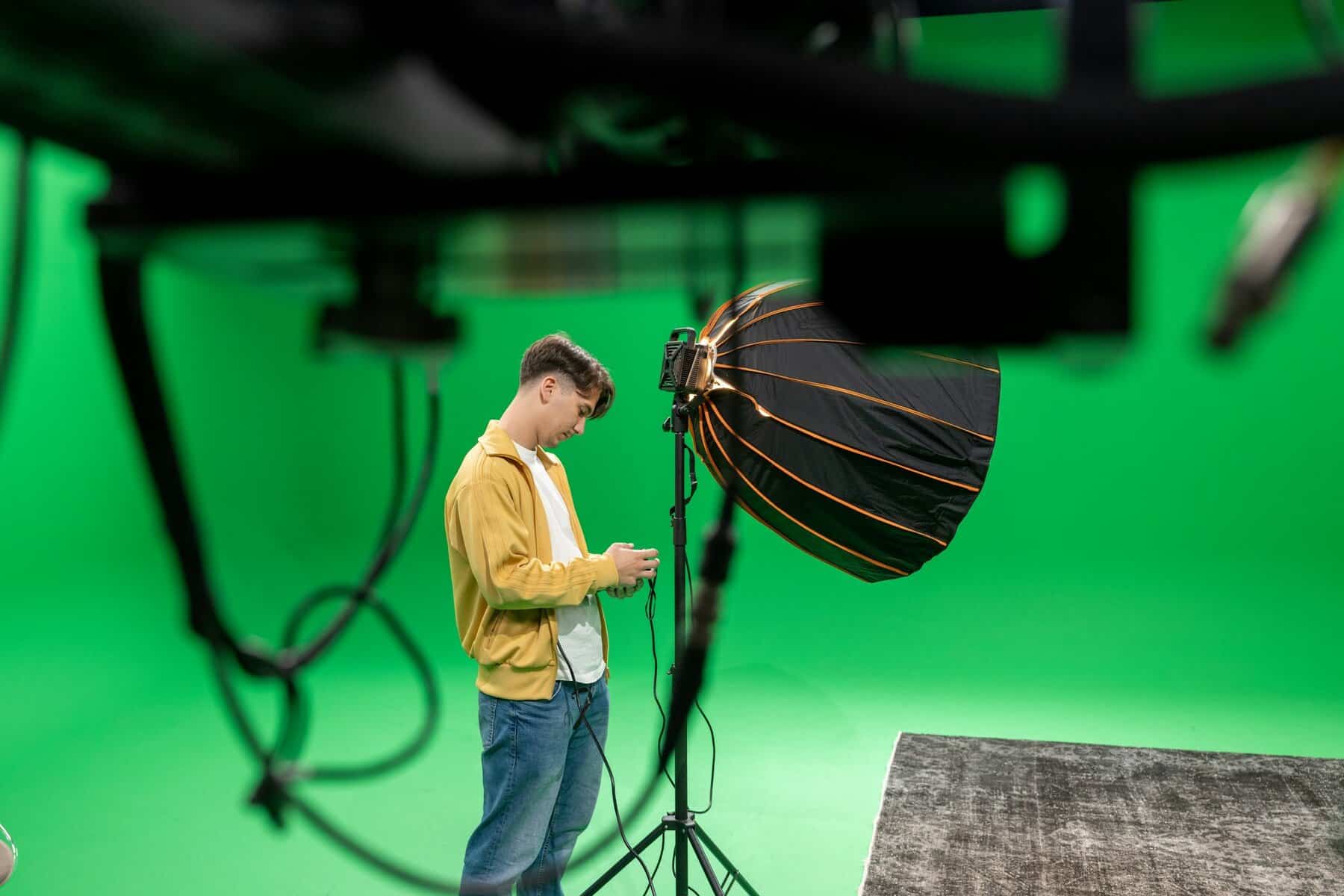 green screen background