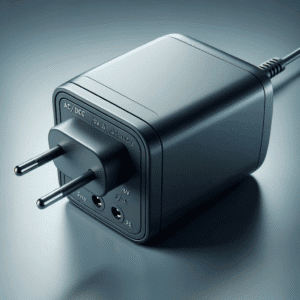 Adaptador de energia AC/DC de alta eficiência para aplicações industriais e eletrônicas, fornecendo energia confiável e segura.