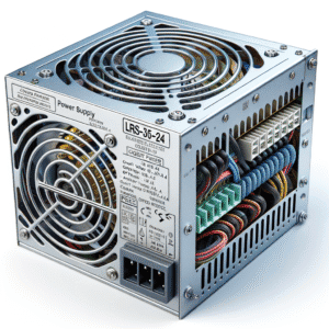 Fonte de energia Mean Well, fonte de alimentação para uso industrial e eletrônico. Automação, telecomunicações, equipamentos que exigem alta confiabilidade e eficiência energética.