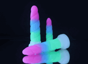 Dildo, consolo, Dildo grosso, dildo macio, dildo fluorescente dildo uni em 3 tamanhos diferentes sex toys da monster d