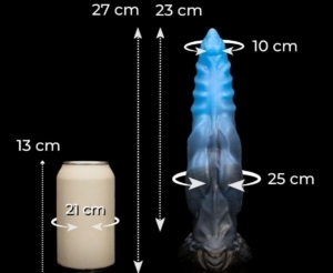 vibrador gigante wolf com medidas de tamanho