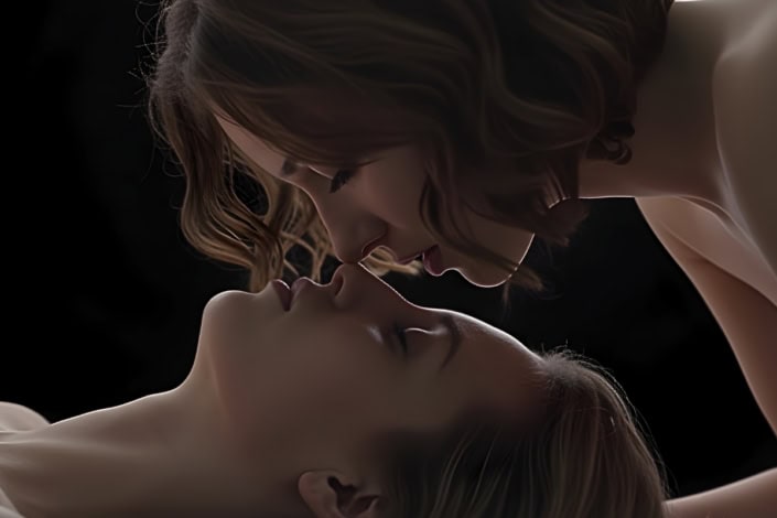 Mulhere iniciando a pisição 69