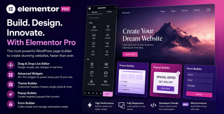 Elementor Pro WordPress Page Builder Plugin Download 2026
