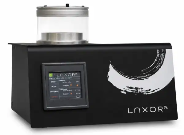 LUXOR Pt platinum sputter coater for high-resolution FEG-SEM imaging