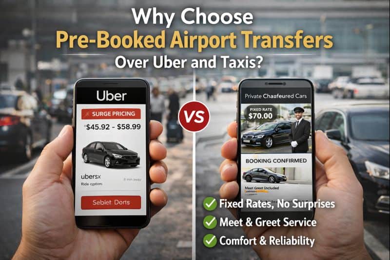 Why Choose Pre-Booked Airport Transfers Over Uber and Taxis?