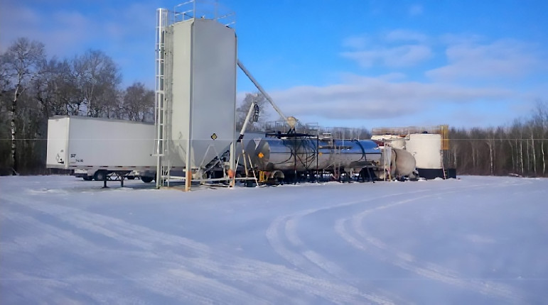 BME Mining Canada Inc. has installed a dual salt emulsion explosive plant