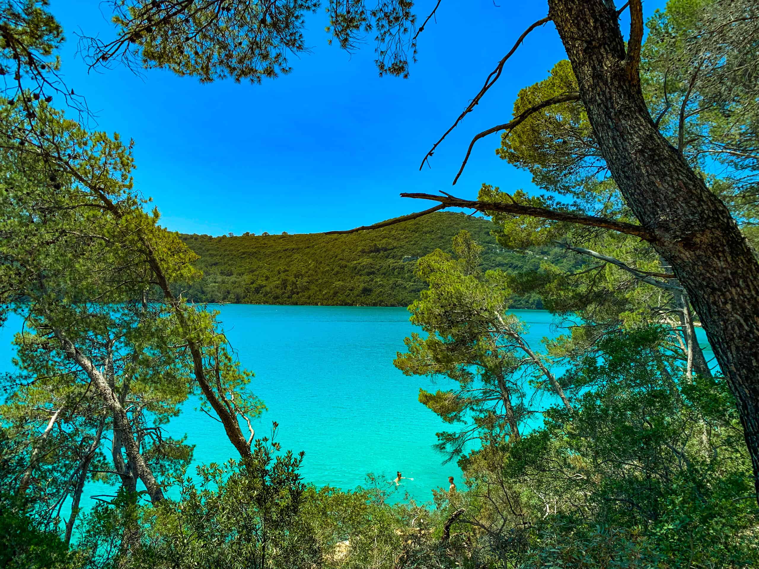 Turquoise Waters of Mljet Island's Lake: Nature's Tranquil Gem