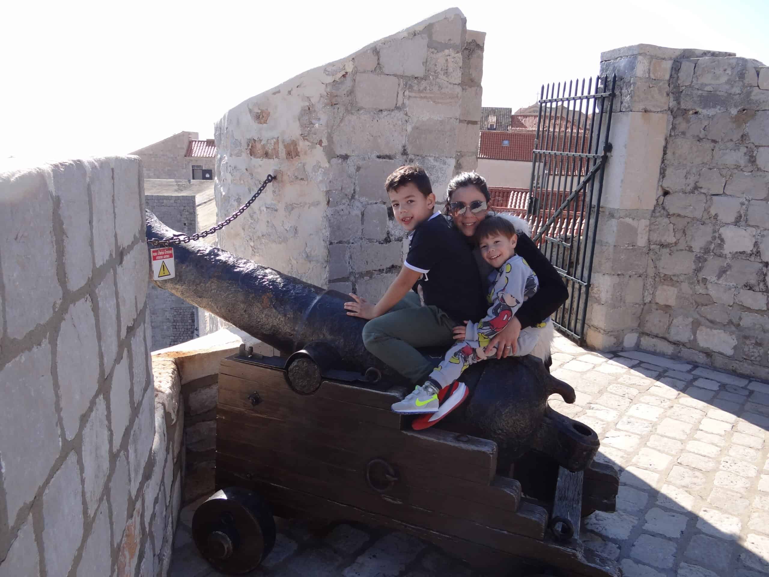 Historical cannon on the City Walls