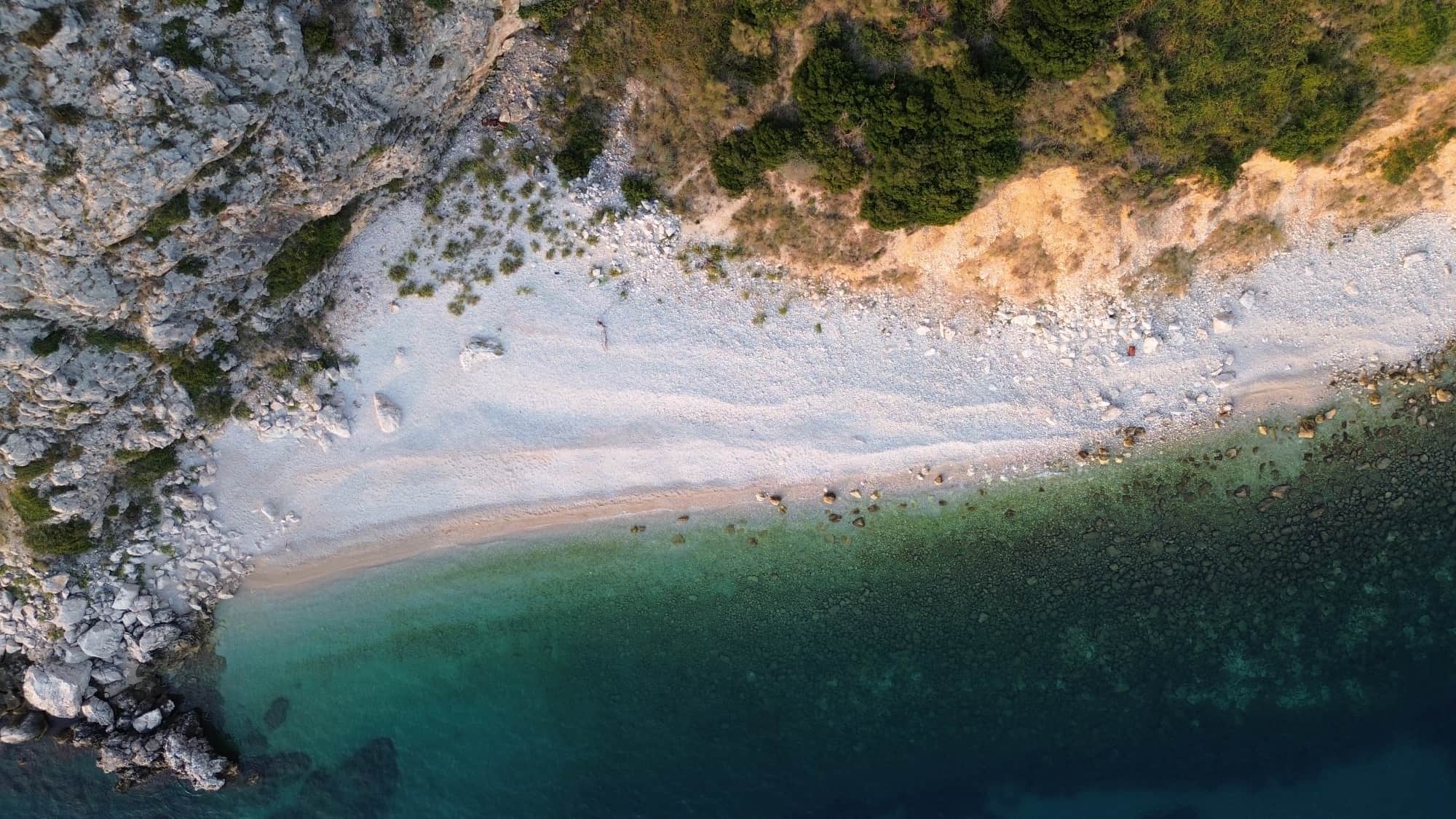 Tri brata beach/ beach three brothers Lozica
