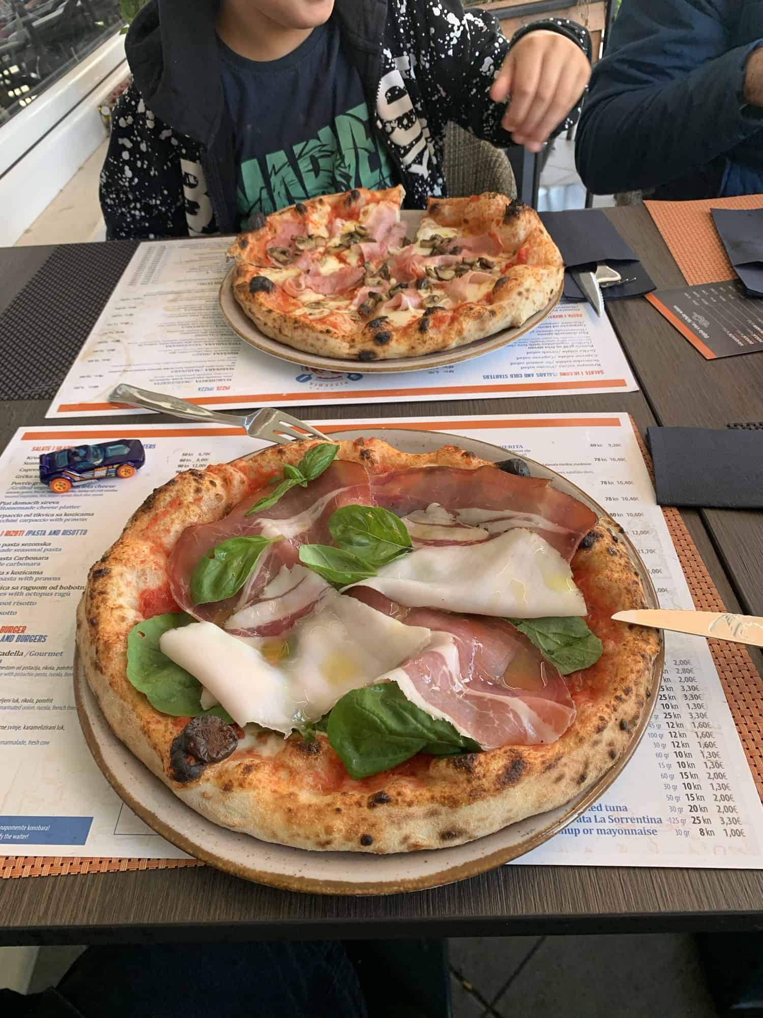 Neapolitan pizza at Capo Pizzeria at Zupa