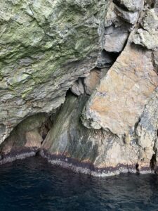 Green Cave Koločep with emerald water