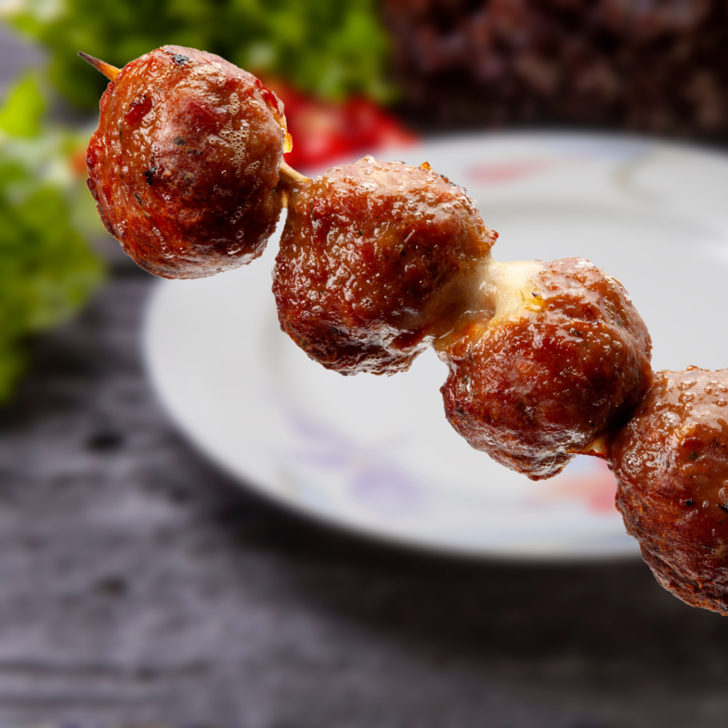 Bodacious Glazed Japanese Turkey Meatballs