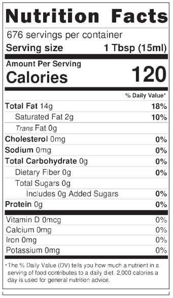 Smoked Flavored Oils Nutritional 101322