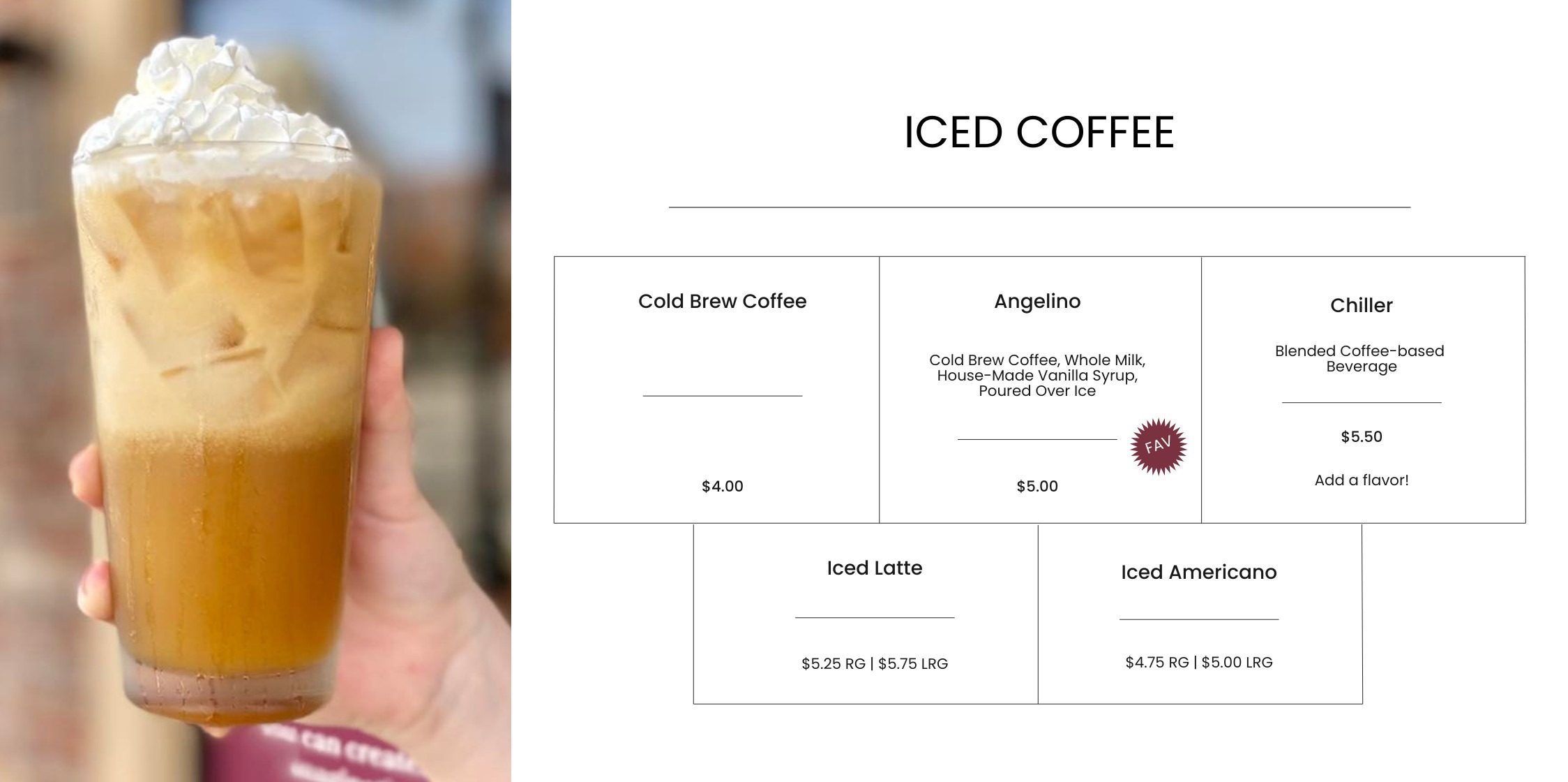 Creamy iced coffee topped with whipped cream served in a tall glass | Refreshing iced coffee drink with whipped cream on top, perfect for hot days | Bodacious Shops offers a variety of specialty iced coffee beverages including cold brew, iced latte, and Americanos, crafted with high-quality ingredients and served cold for maximum flavor and refreshment.