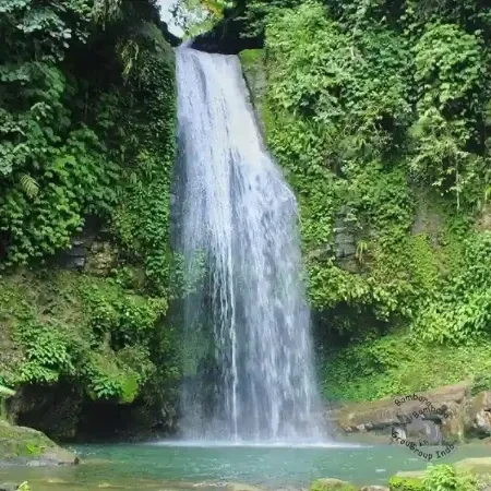 KulukubukM waterfall in Sberut Mentawai islands natural beauty near available land