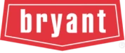 Red Bryant logo with bold white lowercase text on a shield-shaped background.