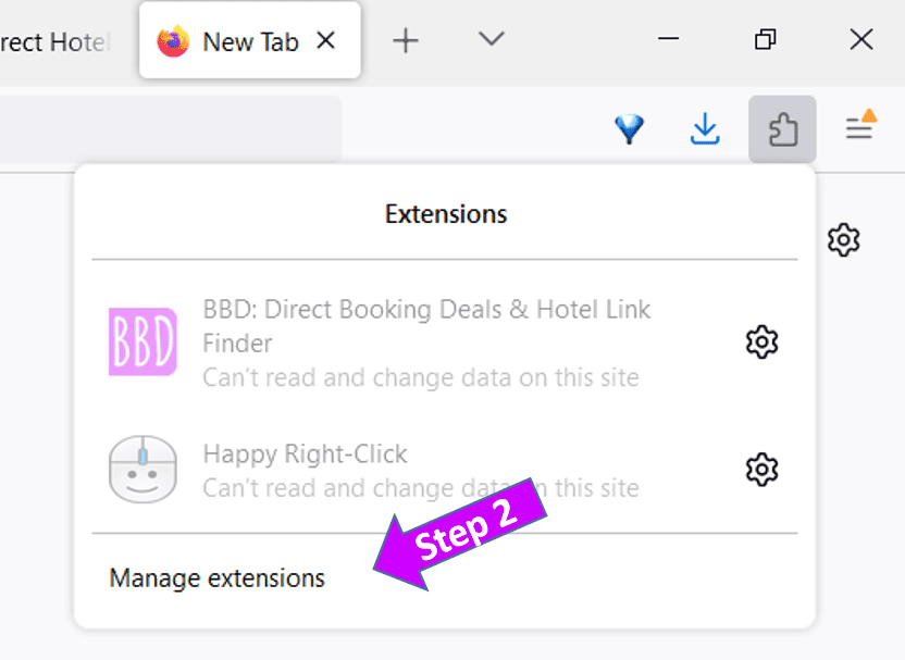 How to intall the BookBetterDirect browser extension