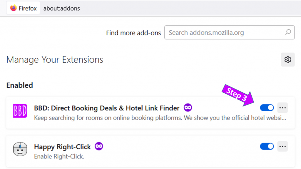 How to intall the BookBetterDirect browser extension